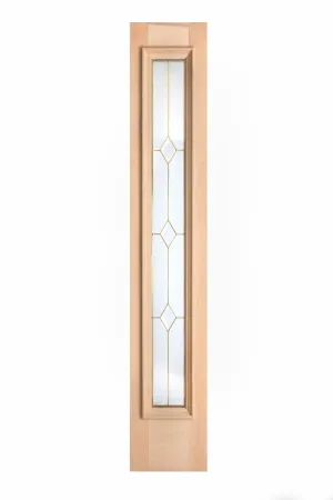 14x81 JELDWEN Diamond Poplar Side Lite #0C0489/0C0409 -Brass