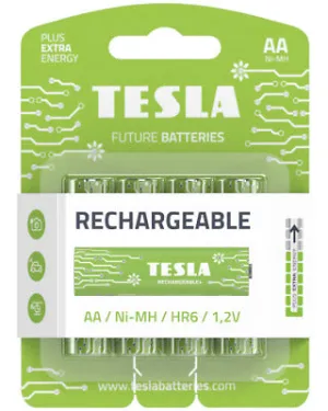 AA GREEN  RECHARGEABLE (HR6 / BLISTER FOIL 4 PCS)