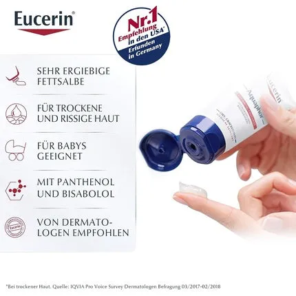 Aquaphor ointment for protection and restoration 220ml, Eucerin