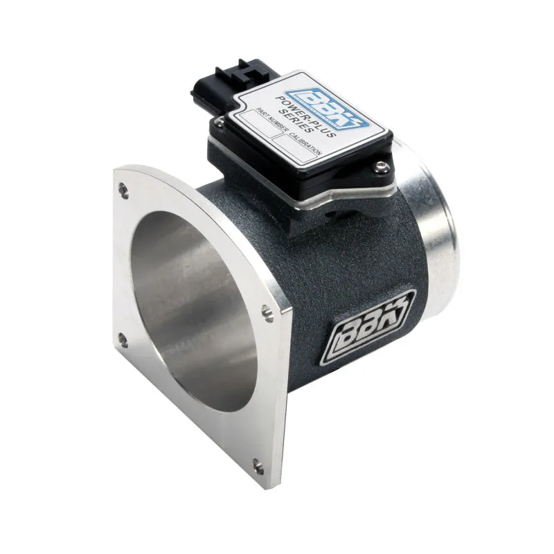 BBK Performance Mass Airflow Meter - 86 mm - Aluminum Housing - Black Powder Coat - 19 lb Injectors - Cold Air Intakes - Ford Mustang 1999-2002