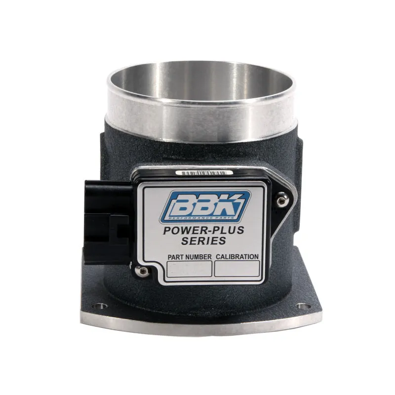 BBK Performance Mass Airflow Meter - 86 mm - Aluminum Housing - Black Powder Coat - 19 lb Injectors - Cold Air Intakes - Ford Mustang 1999-2002