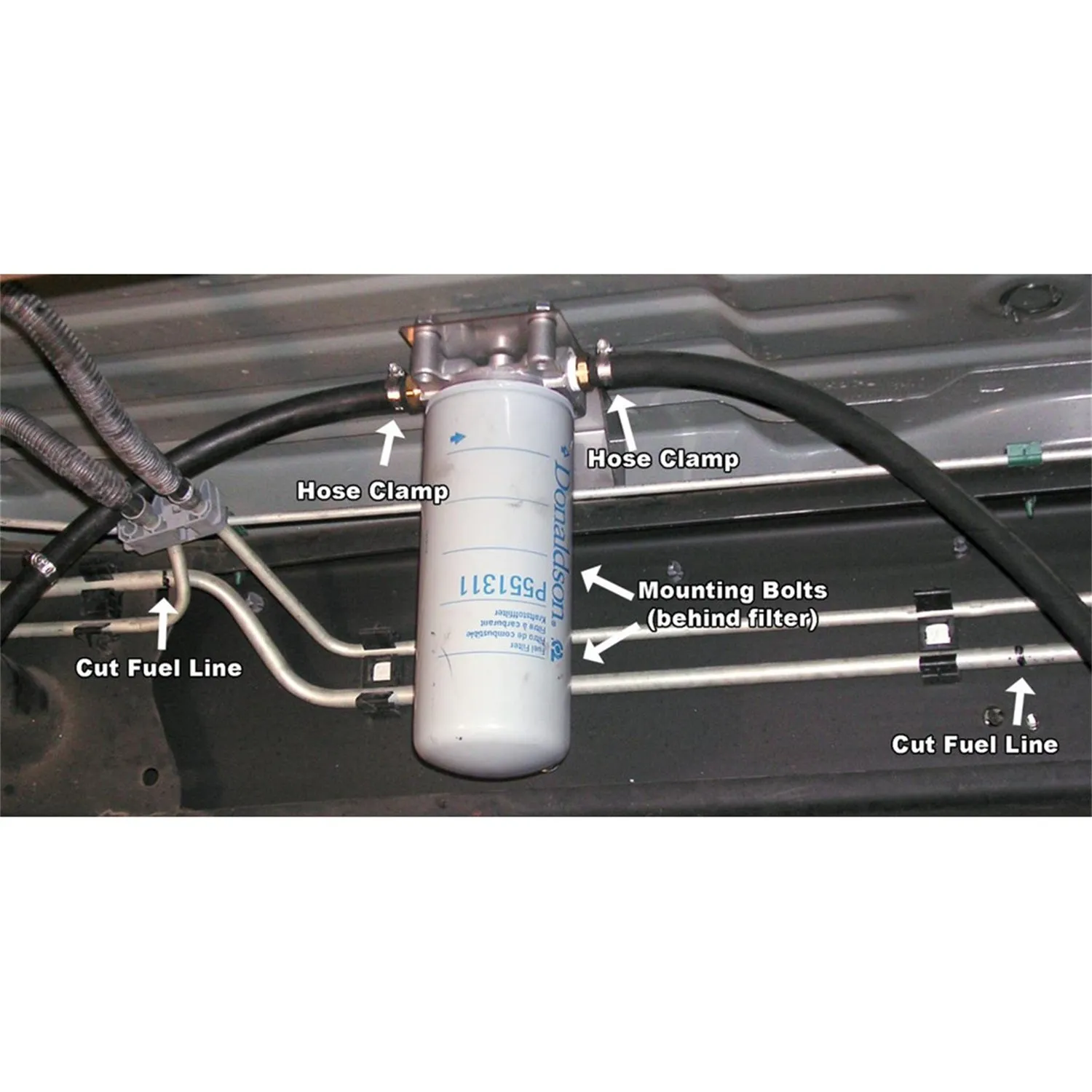 BD Diesel 1050060 Remote Fuel Filter Kit