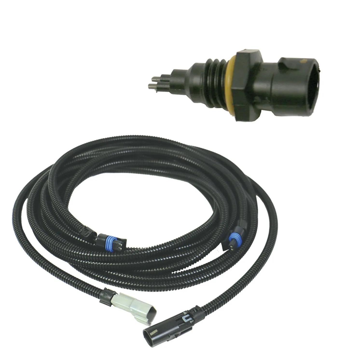 BD Diesel 1050351 Flow-MaX Water In Fuel Sensor; Incl. Sensor Ext. Harness/WIF Sensor/Tie Wrap;