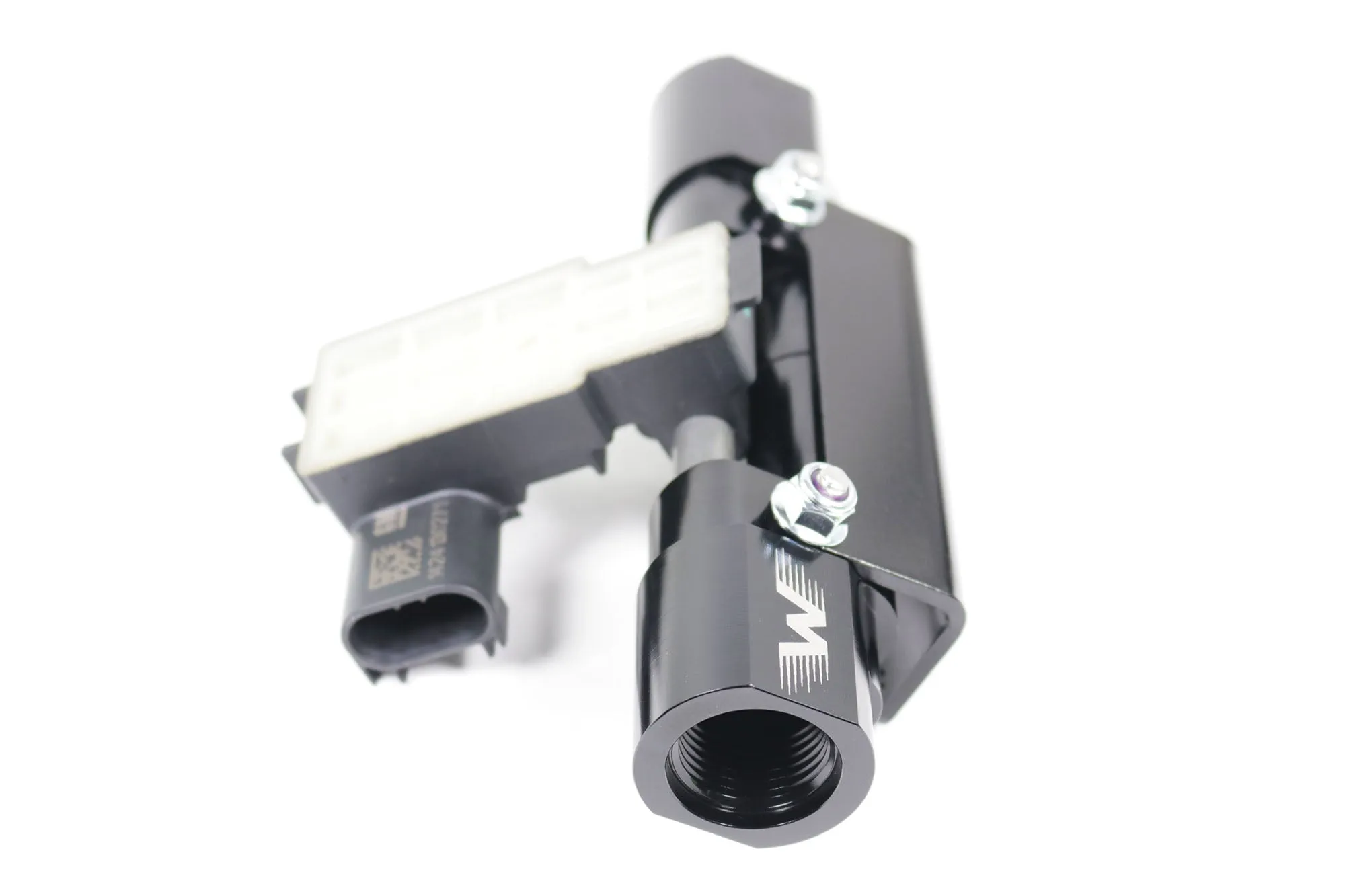 Billet Dual Channel In Line Flex Fuel Sensor Mount 6, 8, 10AN Sensor Not Included