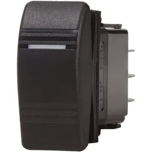 Blue Sea SPDT Black (ON)-OFF-ON Contura Switch