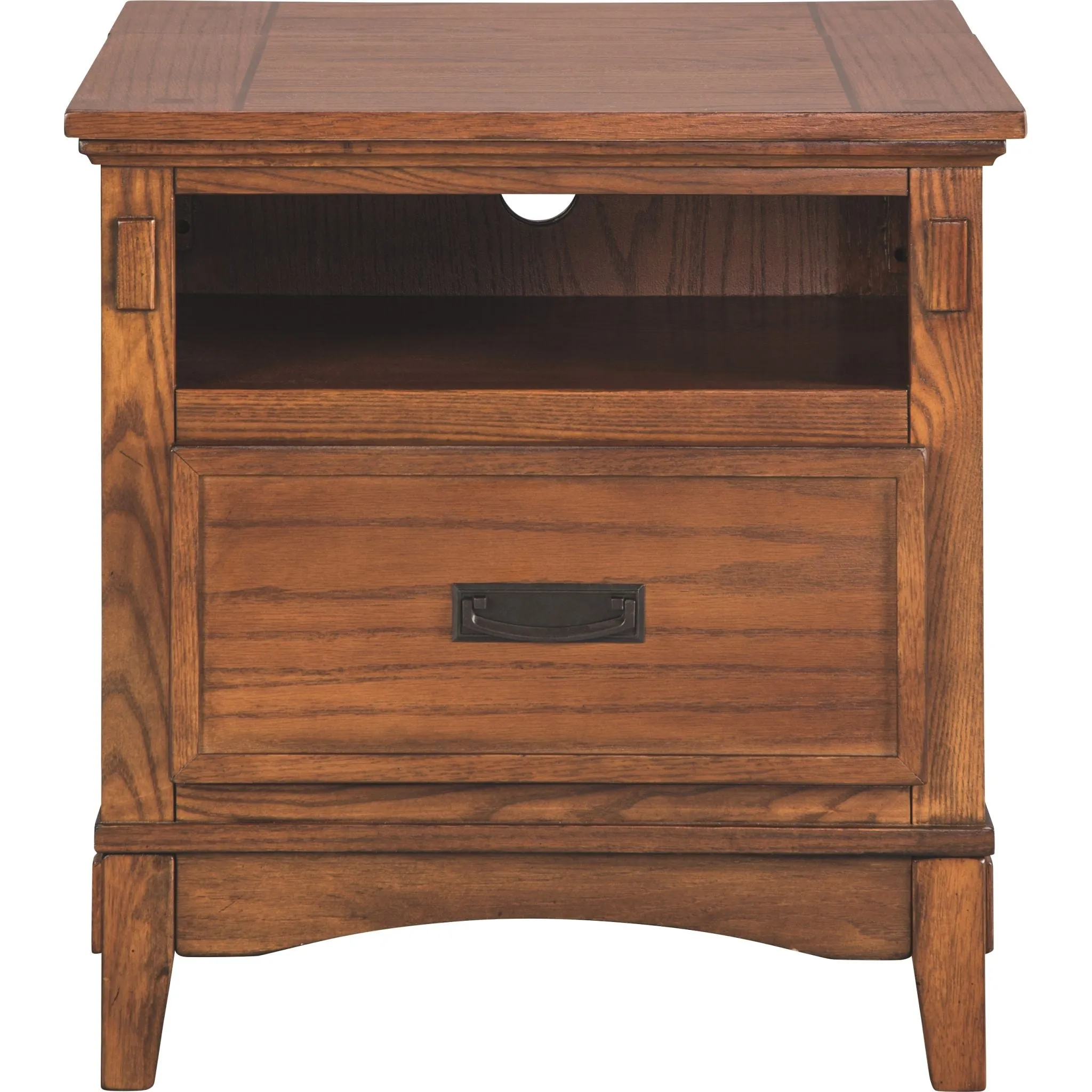 Cross Island Rectangle End Table