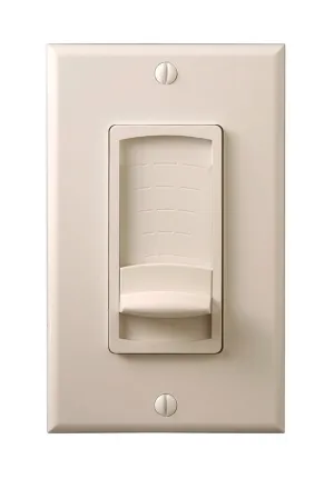 Decora Slide Volume Control, White and Almond Inserts