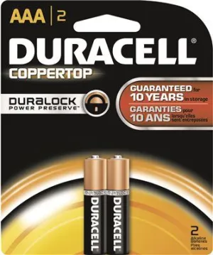 Duracell Coppertop Battery Aaa Alkaline' 2 Pack