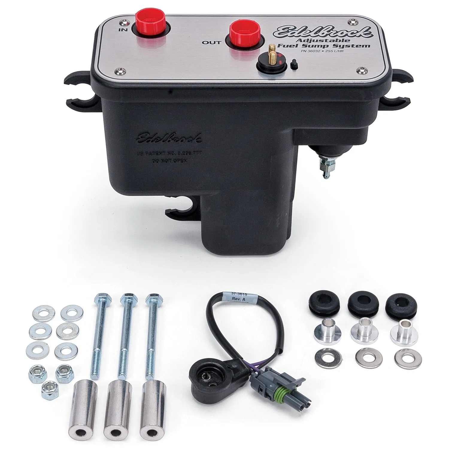 Edelbrock 36032 Universal EFI Fuel Sump tank Kit w/pump; tank; mounting