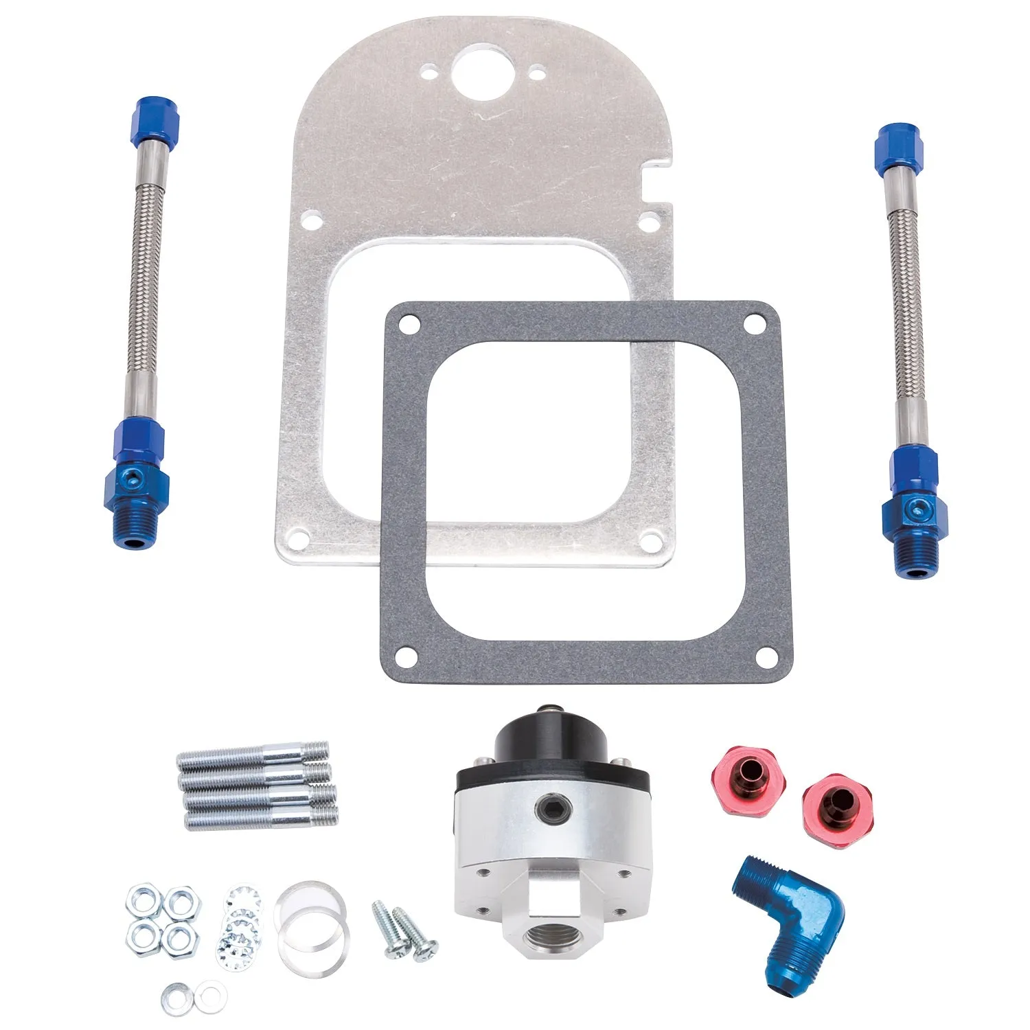 Edelbrock 8193 Edelbrock 4500 Flange Single Regulator Plate Kit