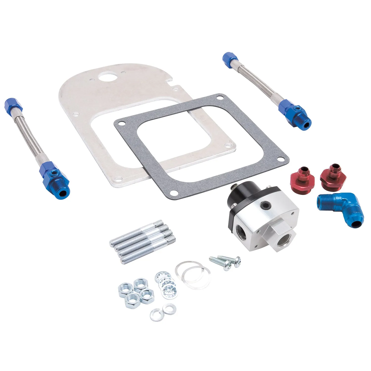 Edelbrock 8193 Edelbrock 4500 Flange Single Regulator Plate Kit