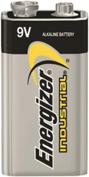 Energizer Industrial Alkaline Battery' 9 Volts' 12-Pack