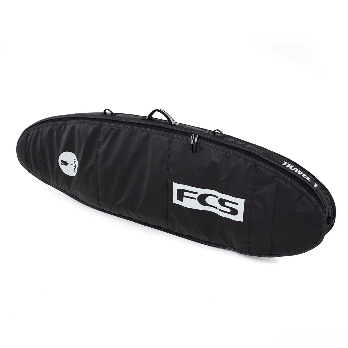 FCS Travel 1 Fun Board Boardbag-Black/Grey