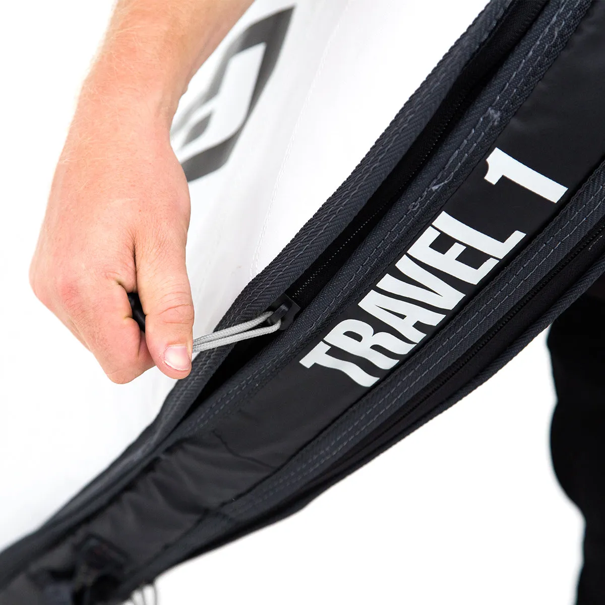 FCS Travel 1 Fun Board Boardbag-Black/Grey