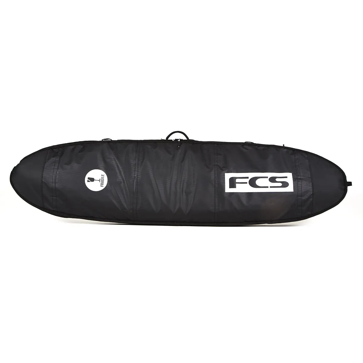 FCS Travel 1 Long Board Boardbag-Black/Grey