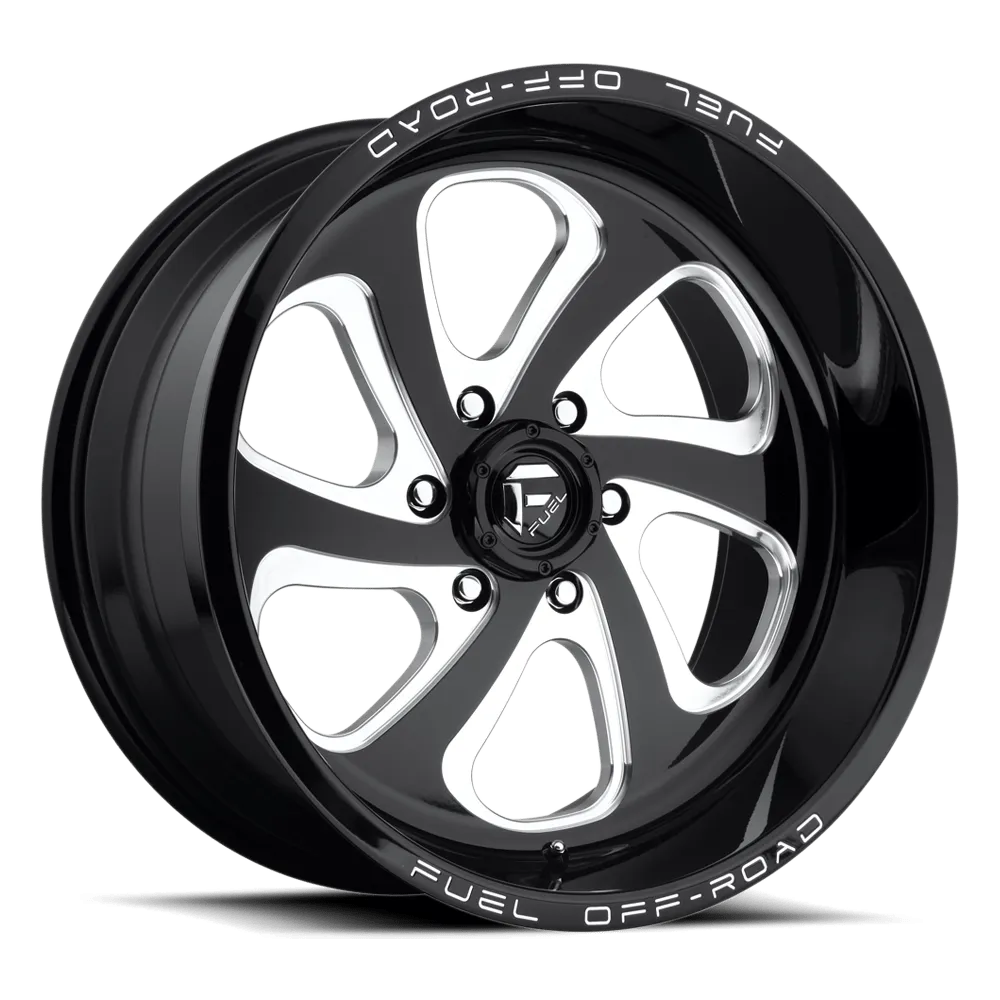 Fuel Offroad D587 Flow 22X10 8X170 -18 mm Gloss Black Milled