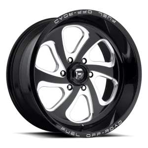 Fuel Offroad D587 Flow 22X10 8X170 -18 mm Gloss Black Milled