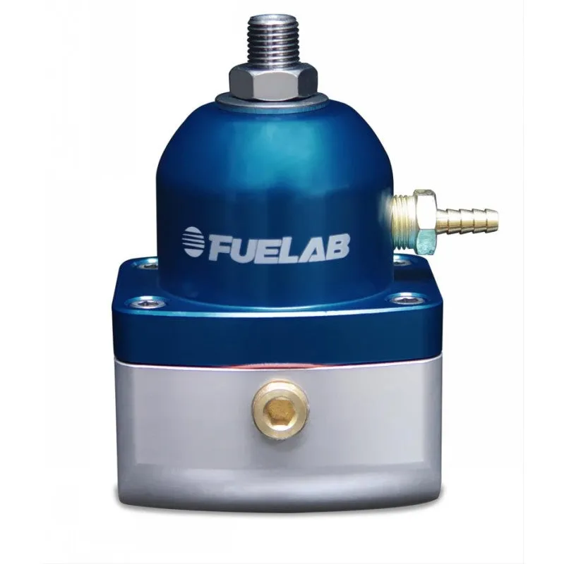 FUELAB 51501-3 Fuel Pressure Regulator EFI (25-90 psi, 10AN-In, 6AN-Out) Blue