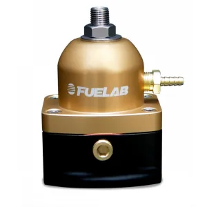 FUELAB 51506-5-L-E Fuel Pressure Regulator EFI (25-90 psi, 6AN-In, 6AN-Out) Gold