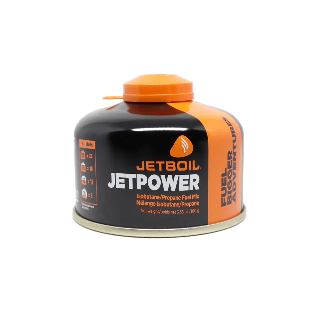Jetboil Jetpower Isobutane/Propane Fuel Mix 100g (In-Store Only)