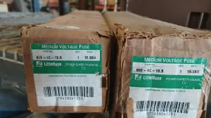 LittelFuse 80E1C15.5 E-RATED MEDIUM VOLTAGE FUSE Amperage: 80E Voltage: 15.5 KV- New Surplus