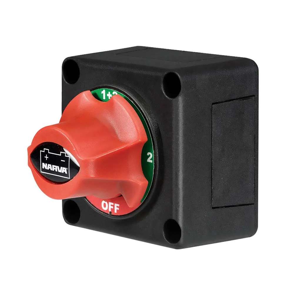Narva 61084BL Battery Master Switch Rotary Style With 4 Positions