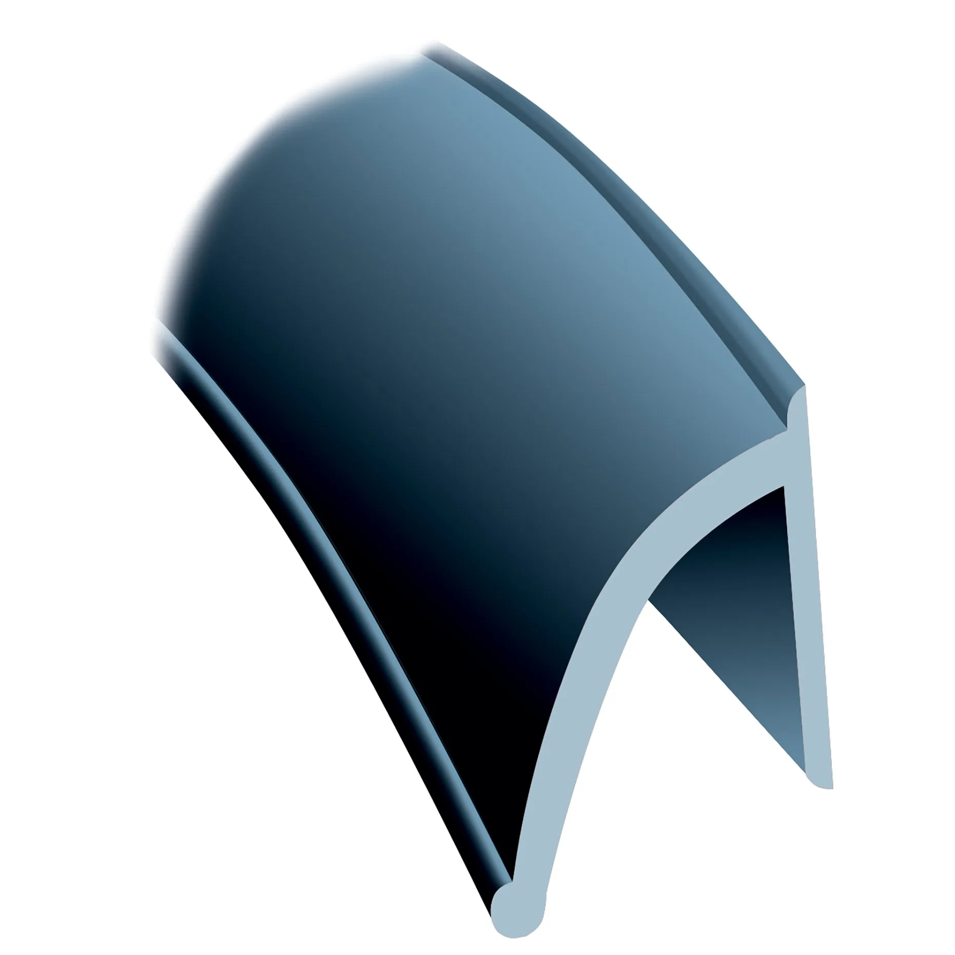 Pacer Performance Flexy Flares Fender Flare - 2.25 in Wide - 58 in Long - Rubber - Black - Universal