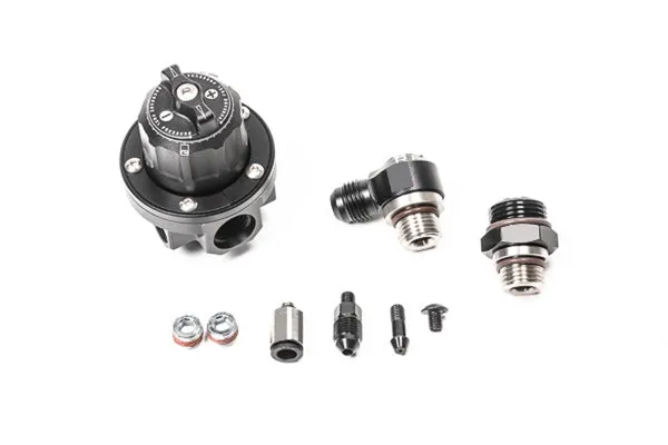 Radium Engineering Direct Mount Fuel Pressure Regulator (8AN ORB, Black DMR-RA) 20-1623-00