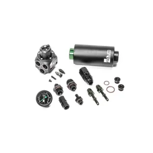 Radium Engineering Fuel Pressure Regulator & Fuel Filter BMW E46 (2001-2006) Microglass or Stainless Filter