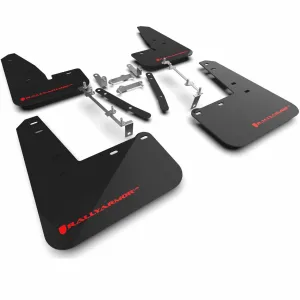 Rally Armor Black UR Mud Flaps w/Red Logo | 2023  Toyota GR Corolla