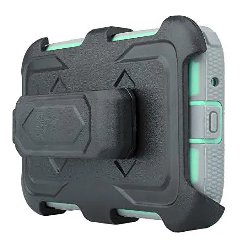 Samsung Galaxy Core Prime Case, [Shock Proof Series] Heavy Duty Belt Clip Holster, Full Body Coverage with Built In Screen Protector / Rugged Triple Layer Protection For Galaxy Core Prime - Teal