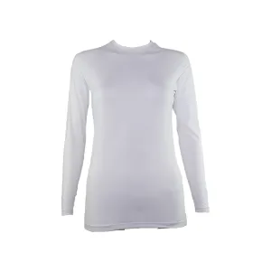 SP Body - Women's Round Neck Crystal Logo [White]