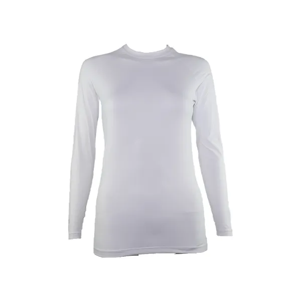 SP Body - Women's Round Neck Crystal Logo [White]