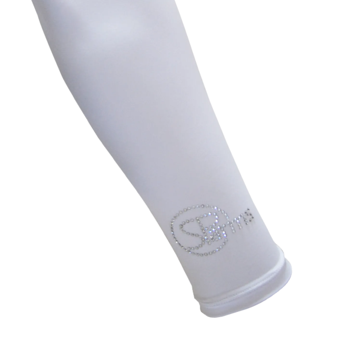 SP Body - Women's Round Neck Crystal Logo [White]