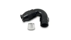Vibrant 120 Degree High Flow Hose End Fitting for PTFE Lined Hose, -12AN - 28212
