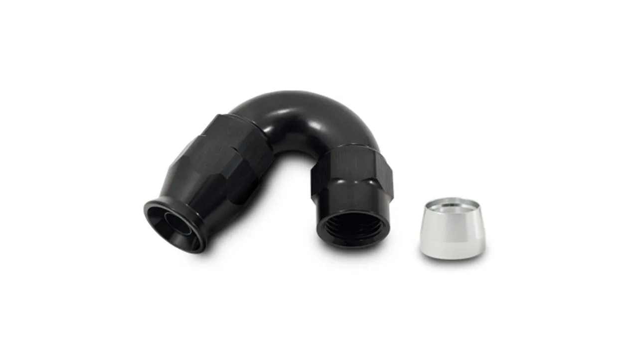 Vibrant 150 Degree High Flow Hose End Fitting for PTFE Lined Hose, -10AN - 28510