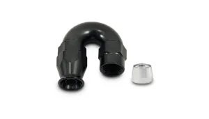 Vibrant 180 Degree High Flow Hose End Fitting for PTFE Lined Hose, -12AN - 28812