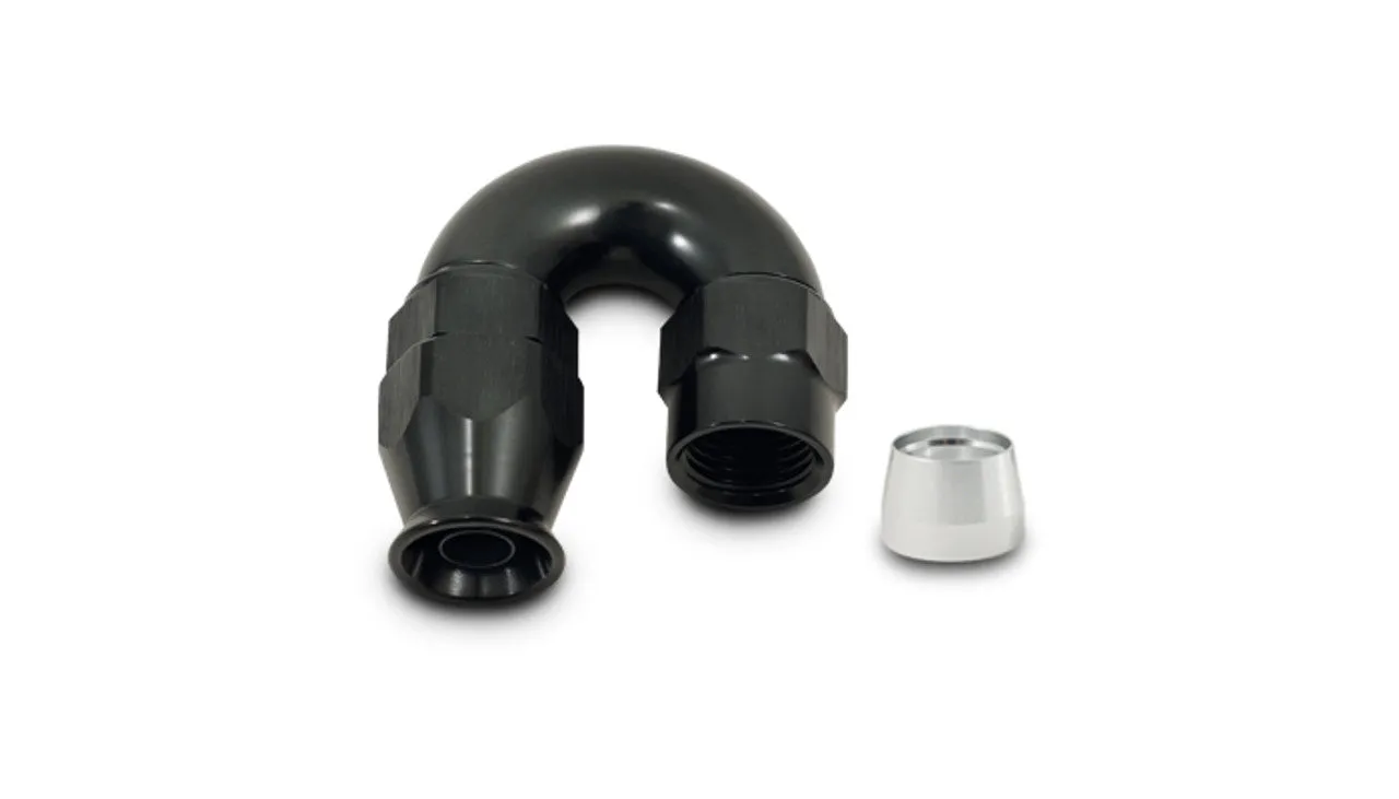Vibrant 180 Degree High Flow Hose End Fitting for PTFE Lined Hose, -12AN - 28812