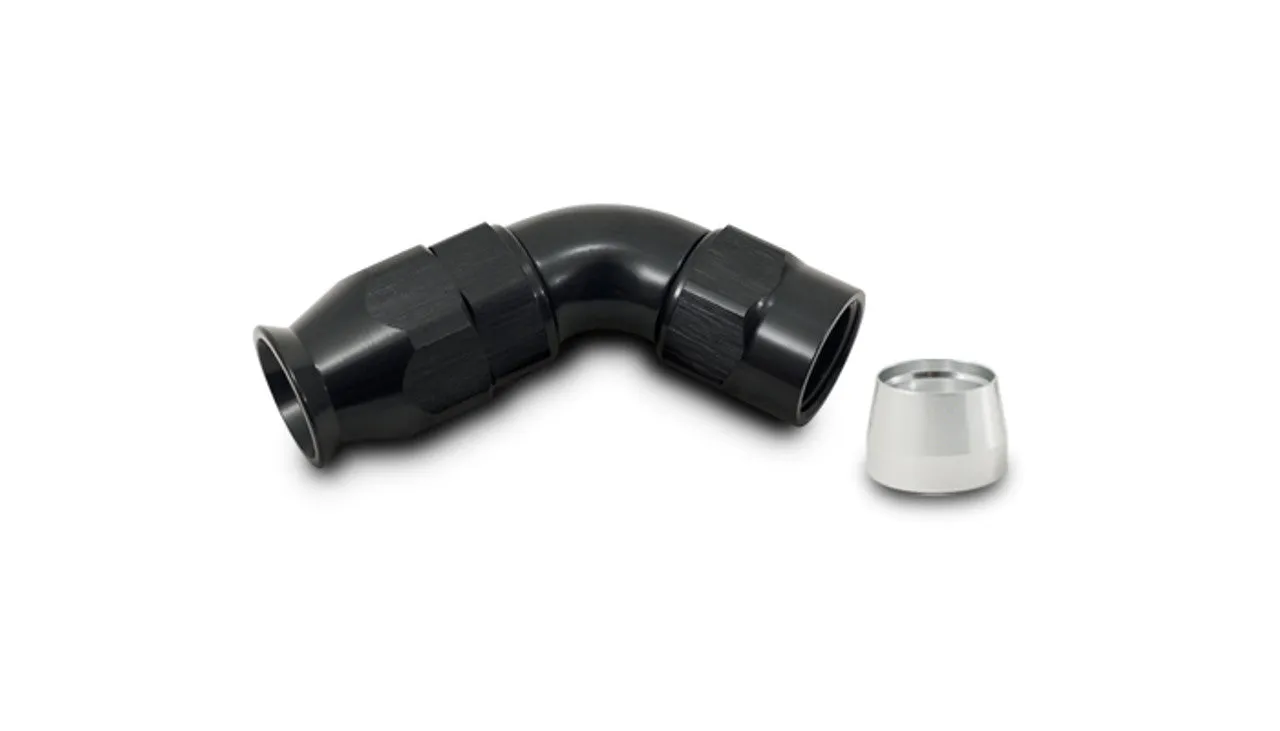 Vibrant 60 Degree High Flow Hose End Fitting for PTFE Lined Hose, -6AN - 28606