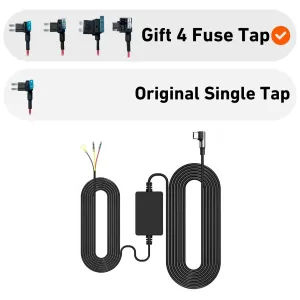 WOLFBOX Dashcam Multifunctional Hardwire Kit For G900/G850/G840S/G840H/G930/i17/i07 Parking Mode