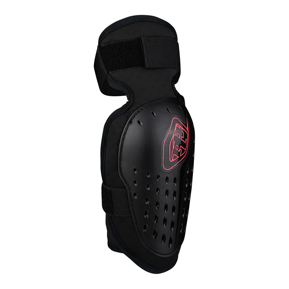 Youth Rogue Elbow Guard Hard Shell Solid Black