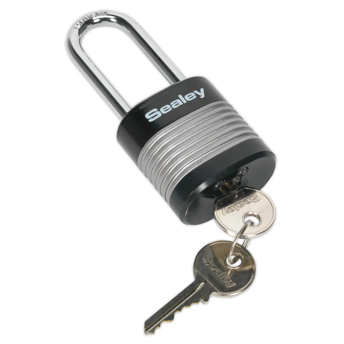 Zinc Coated Steel Body Padlock Long Shackle 44mm