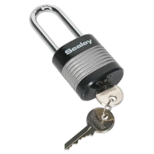 Zinc Coated Steel Body Padlock Long Shackle 44mm