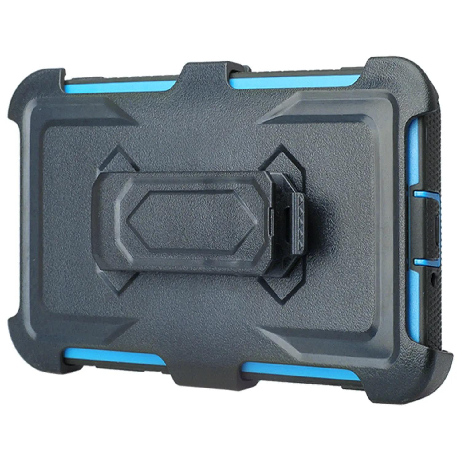 ZTE Blade Spark Z971, ZTE ZMAX One, ZTE Grand X4, X 4 Case, Rugged [Built-in Screen Protector] Heavy Duty Holster Shell Combo Cover - Blue